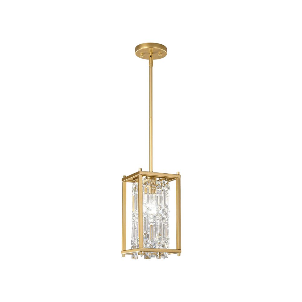 ASTONIA CRYSTAL-DRAPED GEOMETRIC CHANDELIER
