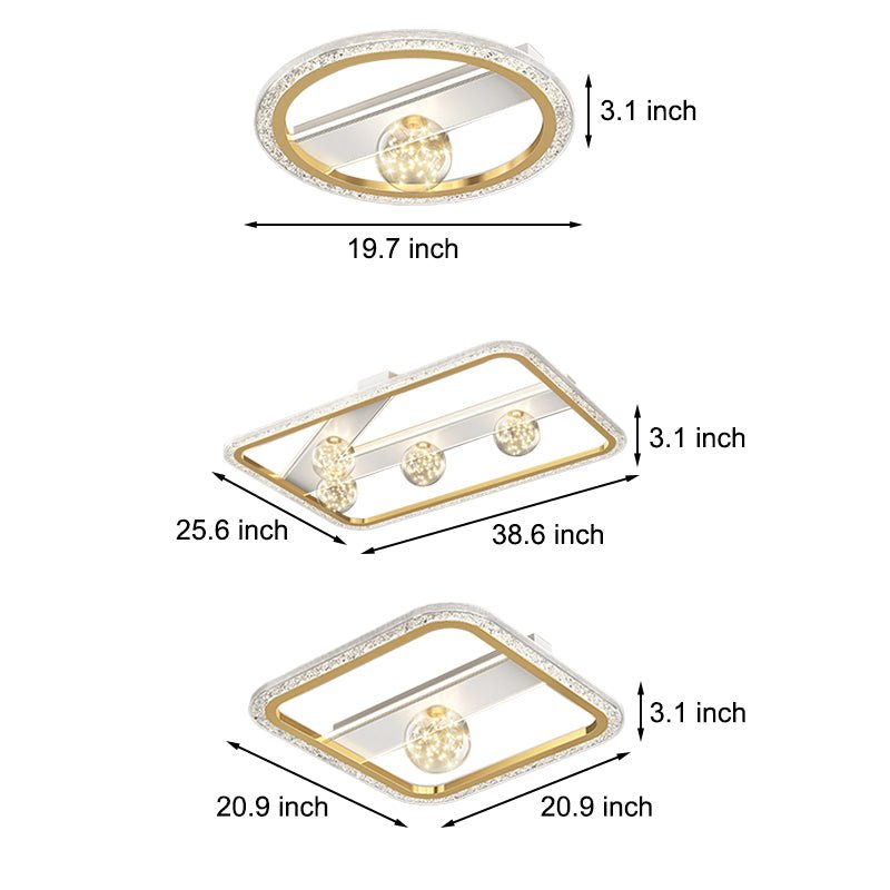 WILLOUGHBY ORB Dimmable LED Pendant Light"
2. "FENWICK MODULAR LED Sphere Ceiling Fixture"
3. "HASTINGS GEOMETRIC Dimmable Light Sphere"
4. "BROMLEY ILLUMINATED CUBE Ceiling Accent Light"
5. "TAVISTOCK LED Orbital Ceiling Luminaire"
6. "CHESTERFIELD DIMMA