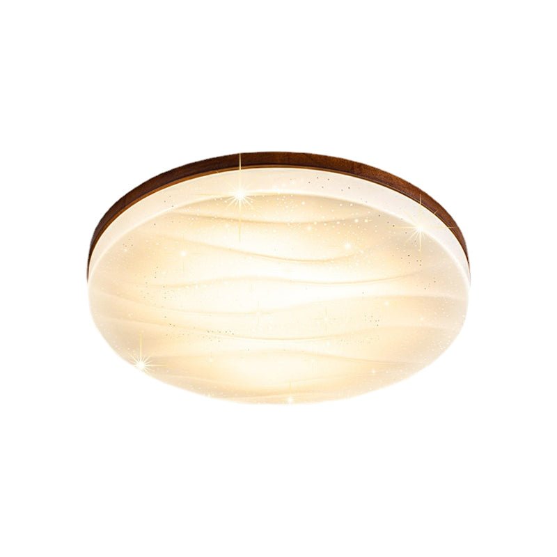 WINDSOR CIRCLE DIMMABLE WOODEN TRIO CEILING LANTERN