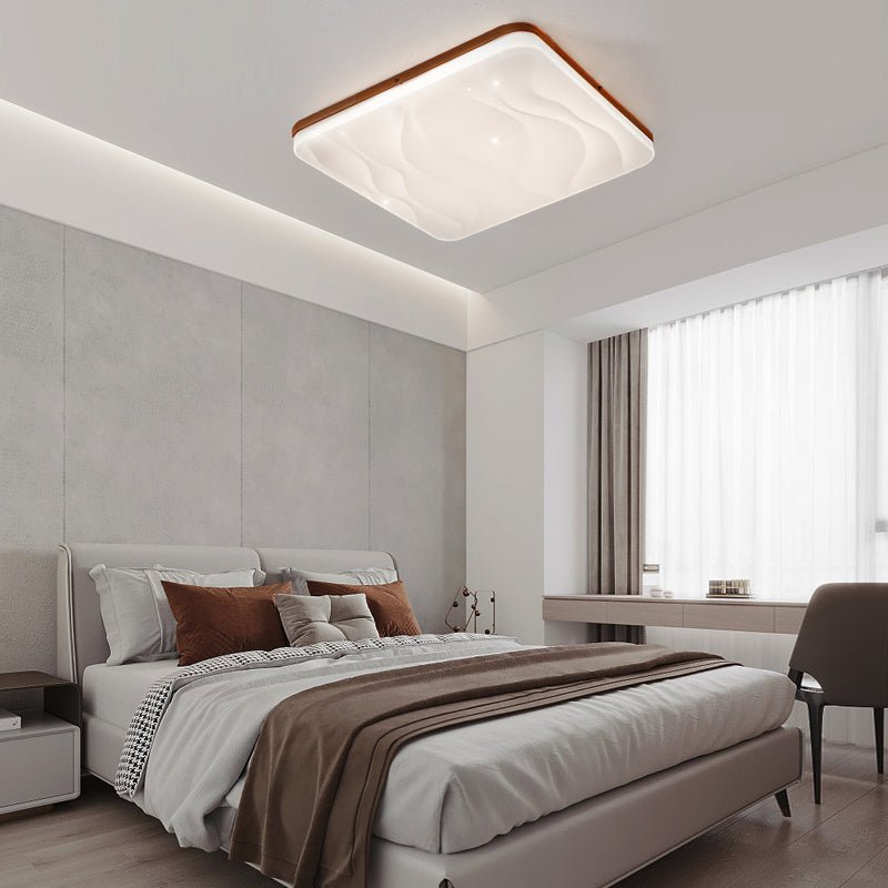 WINDSOR CIRCLE DIMMABLE WOODEN TRIO CEILING LANTERN