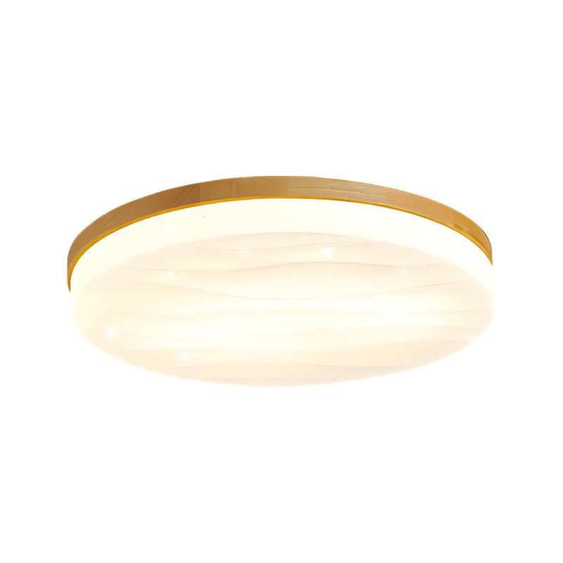 WINDSOR CIRCLE DIMMABLE WOODEN TRIO CEILING LANTERN