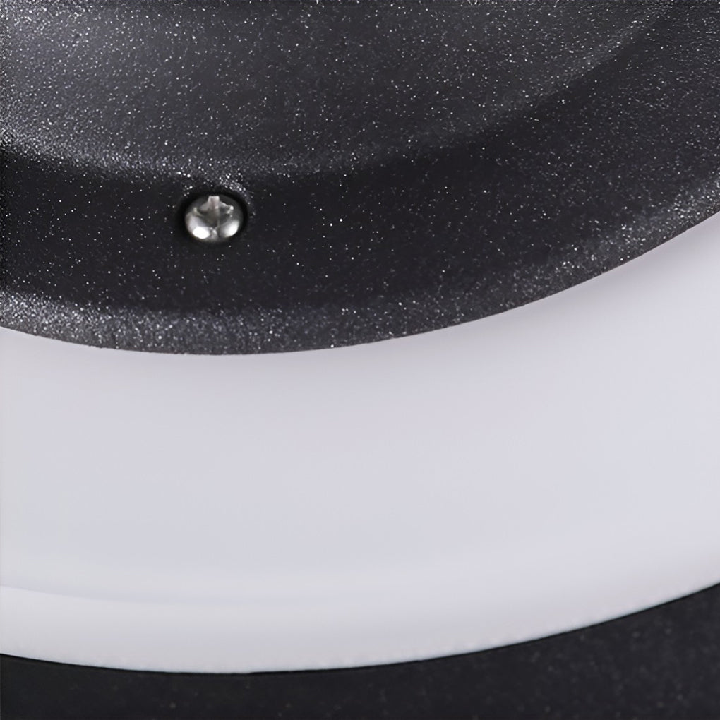 WINDSOR ORB TWO-TONE SOLAR FENCE LIGHTS