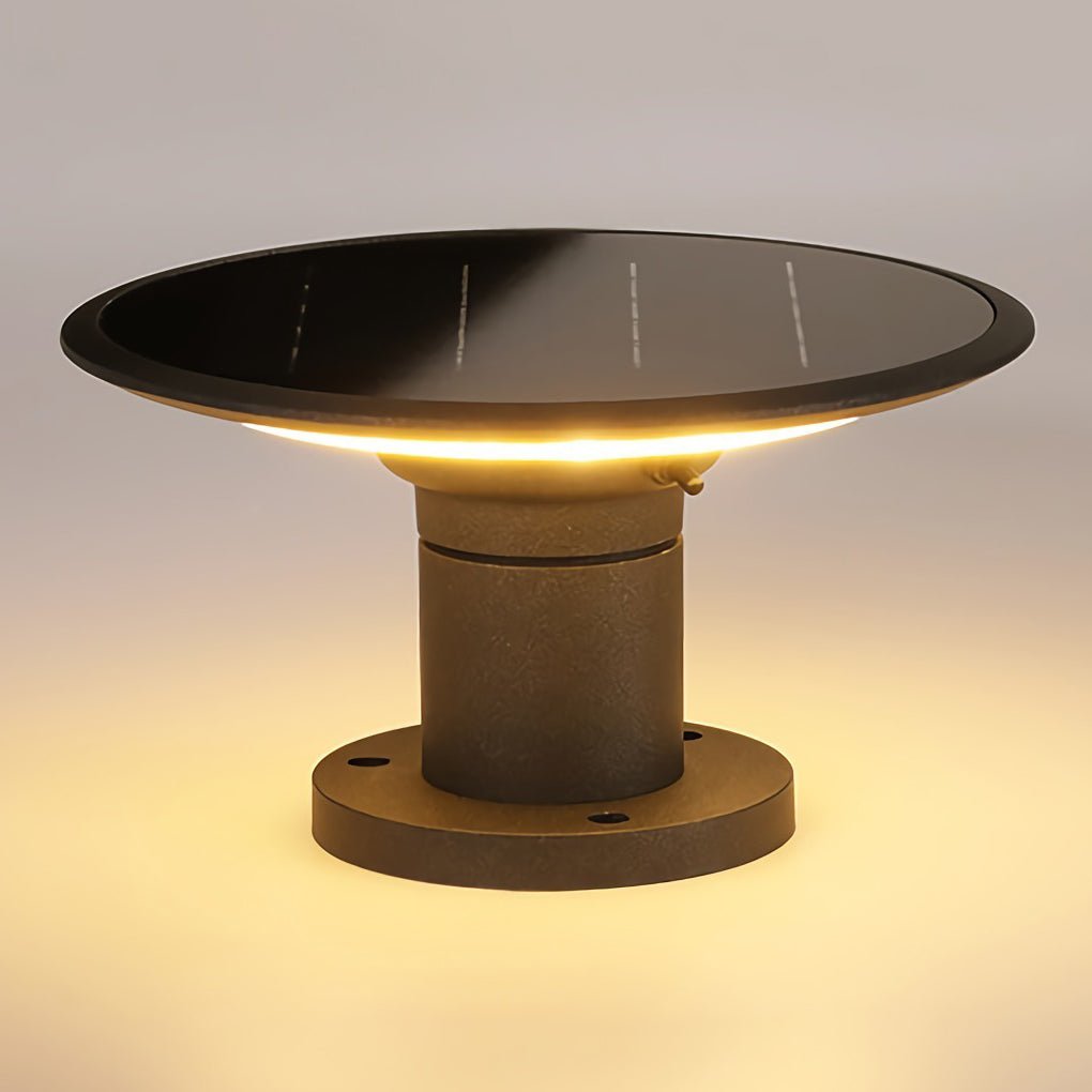 WINDSOR ORB TWO-TONE SOLAR FENCE LIGHTS