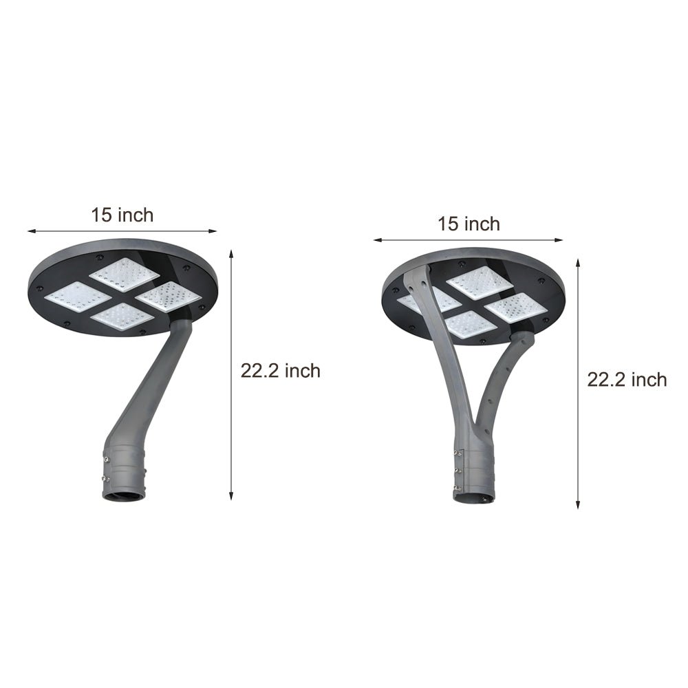 WINDSOR CIRCLE AQUA-RESISTANT LED LANTERN WITH DUAL ARMS