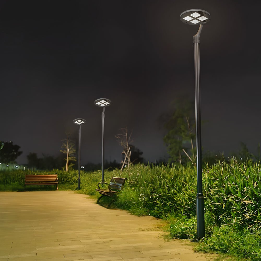 WINDSOR CIRCLE AQUA-RESISTANT LED LANTERN WITH DUAL ARMS