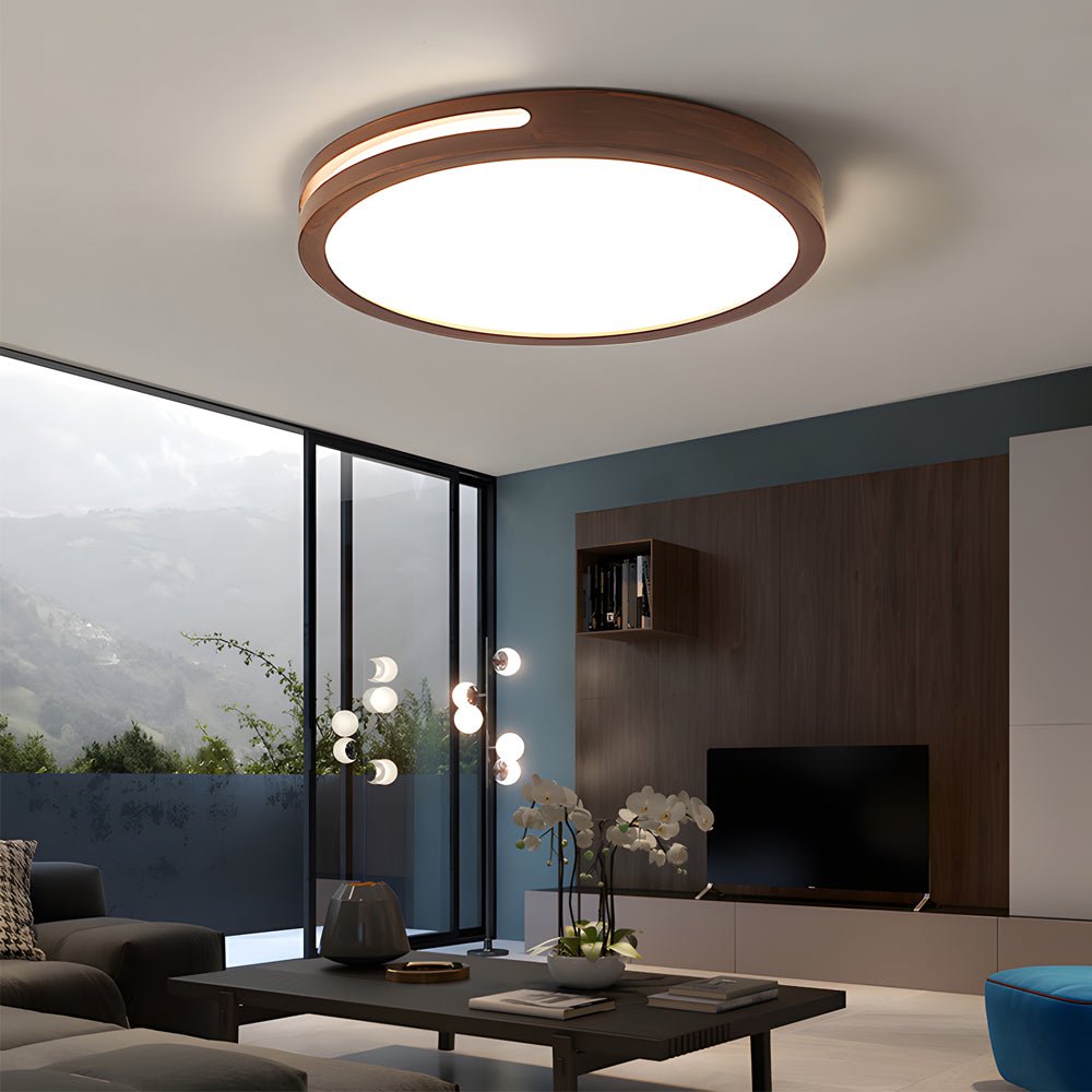 WINDSOR OAK TRIO DIMMER CEILING LANTERN WITH REMOTE CONTROL