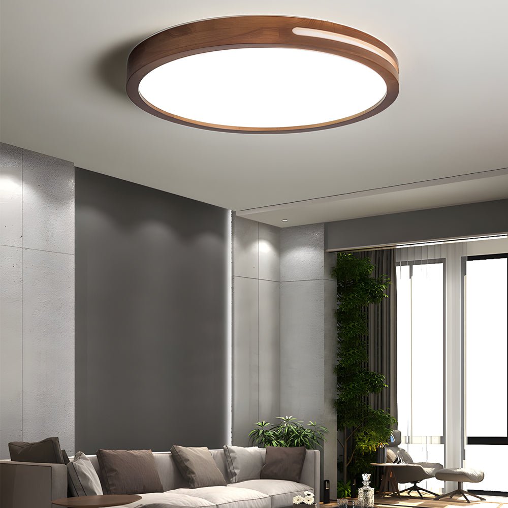 WINDSOR OAK TRIO DIMMER CEILING LANTERN WITH REMOTE CONTROL