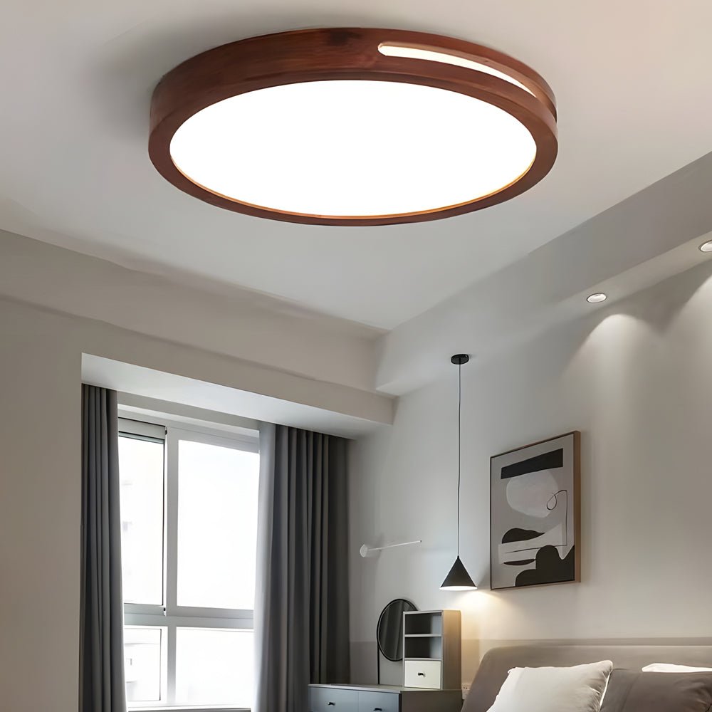WINDSOR OAK TRIO DIMMER CEILING LANTERN WITH REMOTE CONTROL