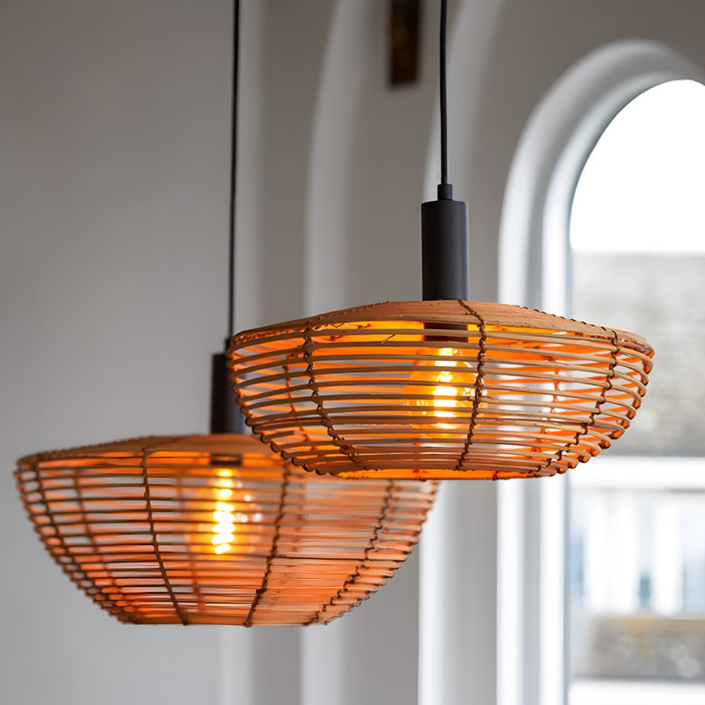 WINDSOR WEAVE CIRCULAR HANGING LIGHT