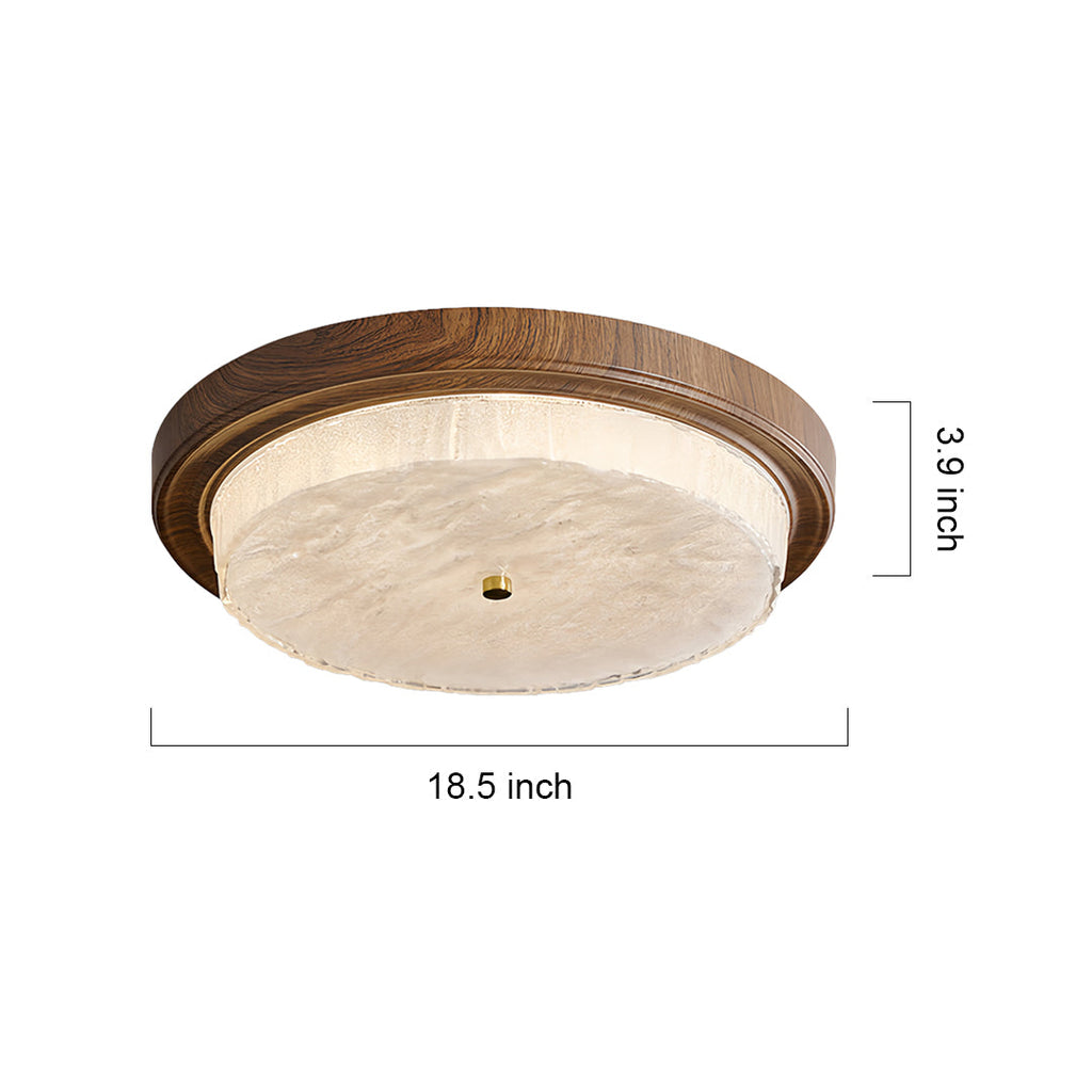 FENWICK WOODEN ROUNDEL CEILING ILLUMINATOR