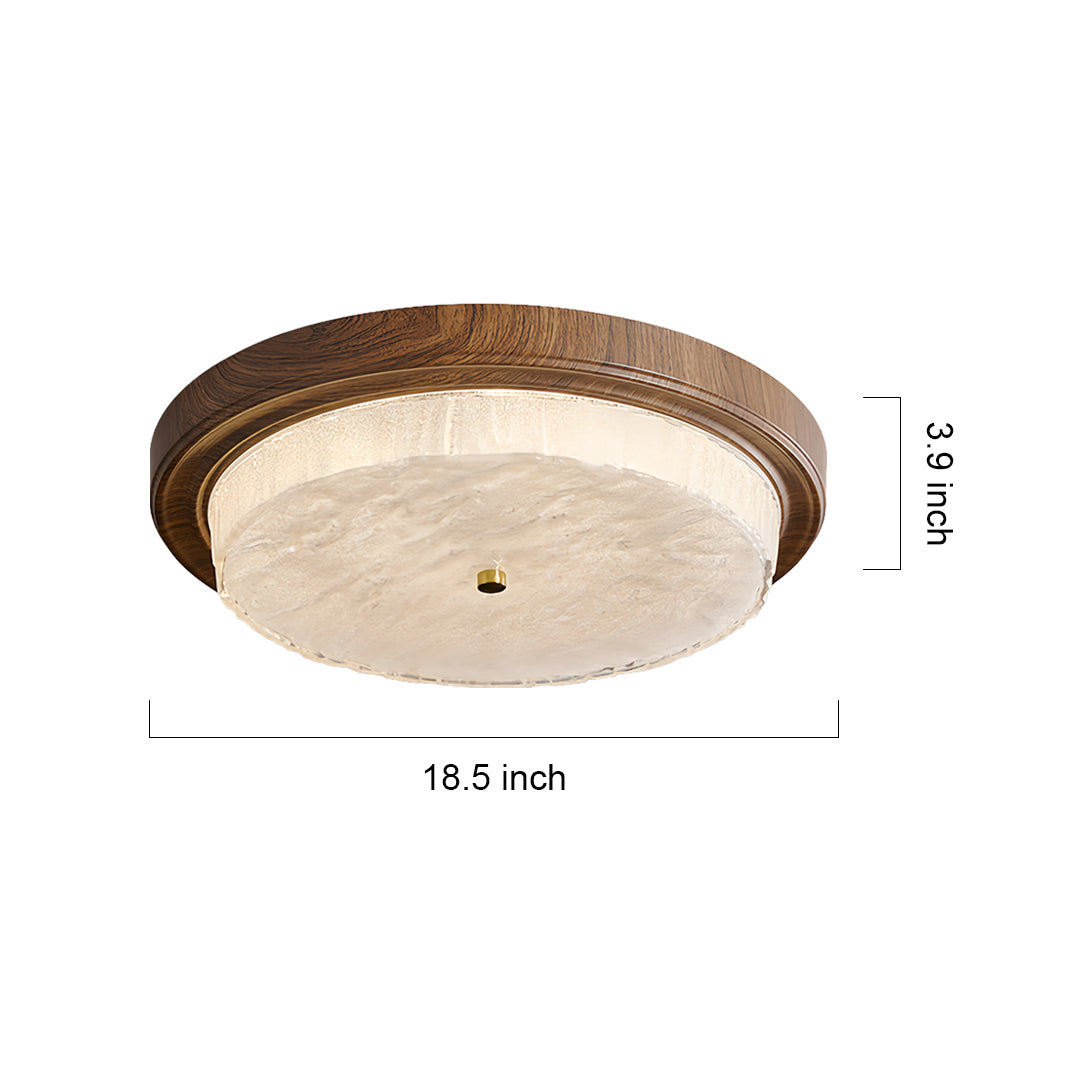 FENWICK WOODEN ROUNDEL CEILING ILLUMINATOR