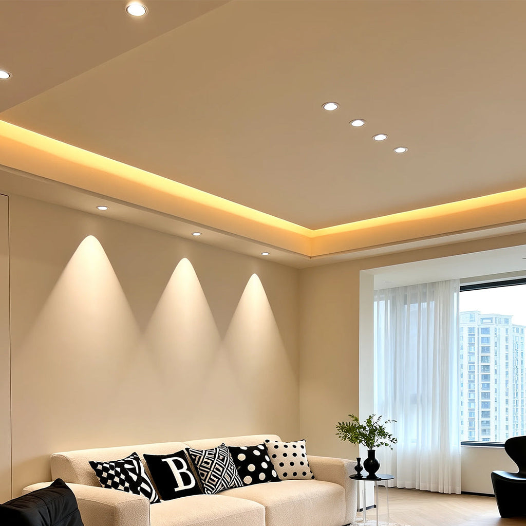 WINDSOR ALUMINUM SHIELDED RECESSED LIGHTING FOR INTERIOR SPACES