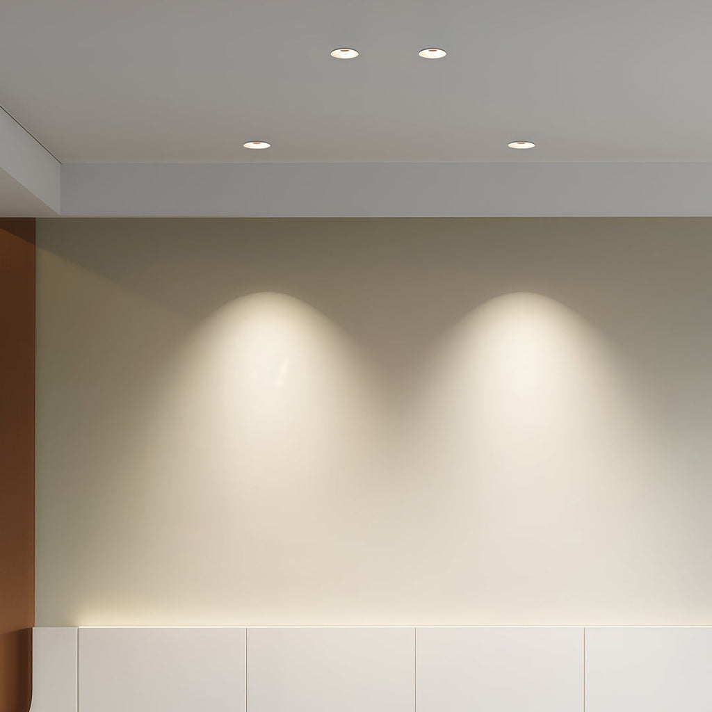 WINTHROP DUAL-TONE FLUSH MOUNT SPOTLIGHT WITH DEEP BAFFLE