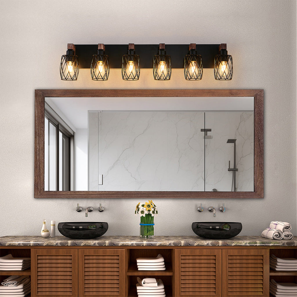 WINCHESTER METAL CAGE BATHROOM LUMINAIRE