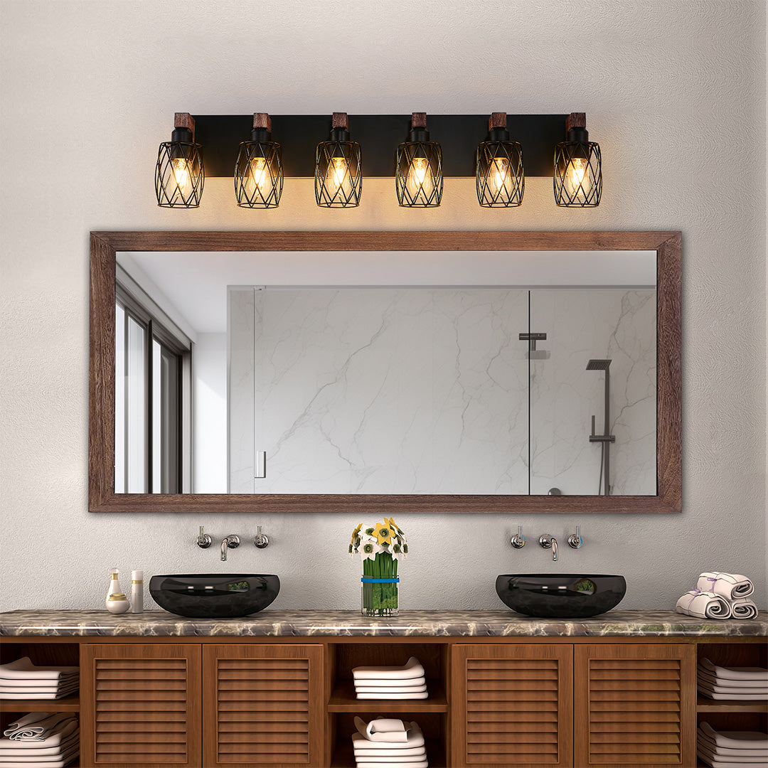 WINCHESTER METAL CAGE BATHROOM LUMINAIRE