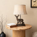 FALLOWBROOK MOTHER AND FAWN TABLE LANTERN