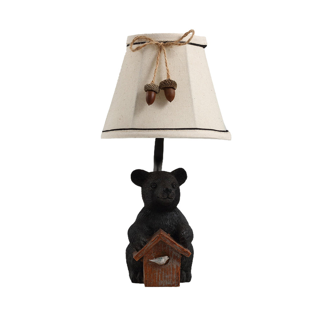 WINTERBOURNE BEAR FABRIC SHADE LAMP