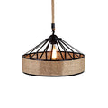 WINDSOR HEMP-WRAPPED CIRCULAR CEILING LANTERN