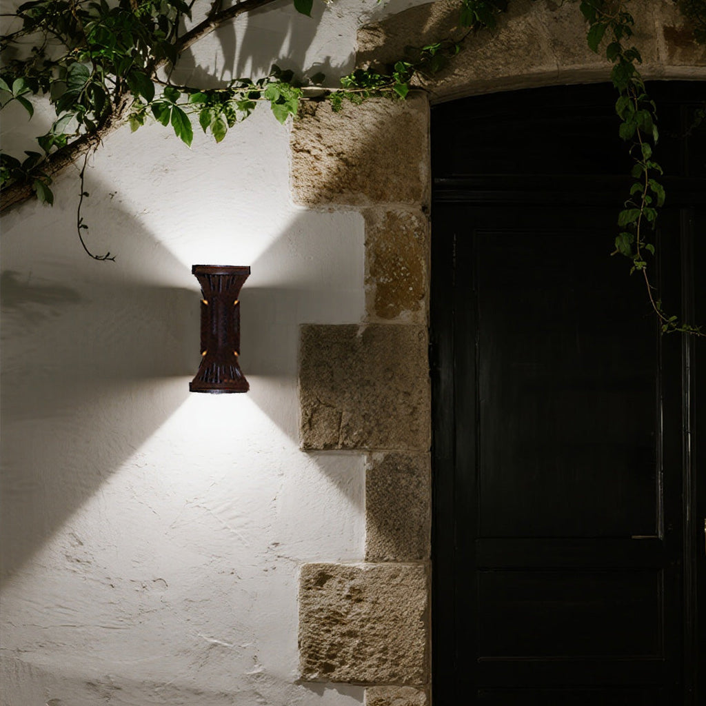 WINTERBOURNE CAST ALUMINUM OUTDOOR WALL LANTERN, WATER-RESISTANT NORDIC DESIGN