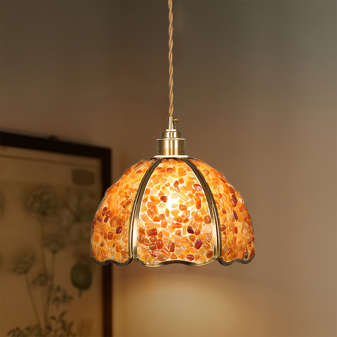 WINDSOR CRYSTAL DROPLET CEILING LANTERN