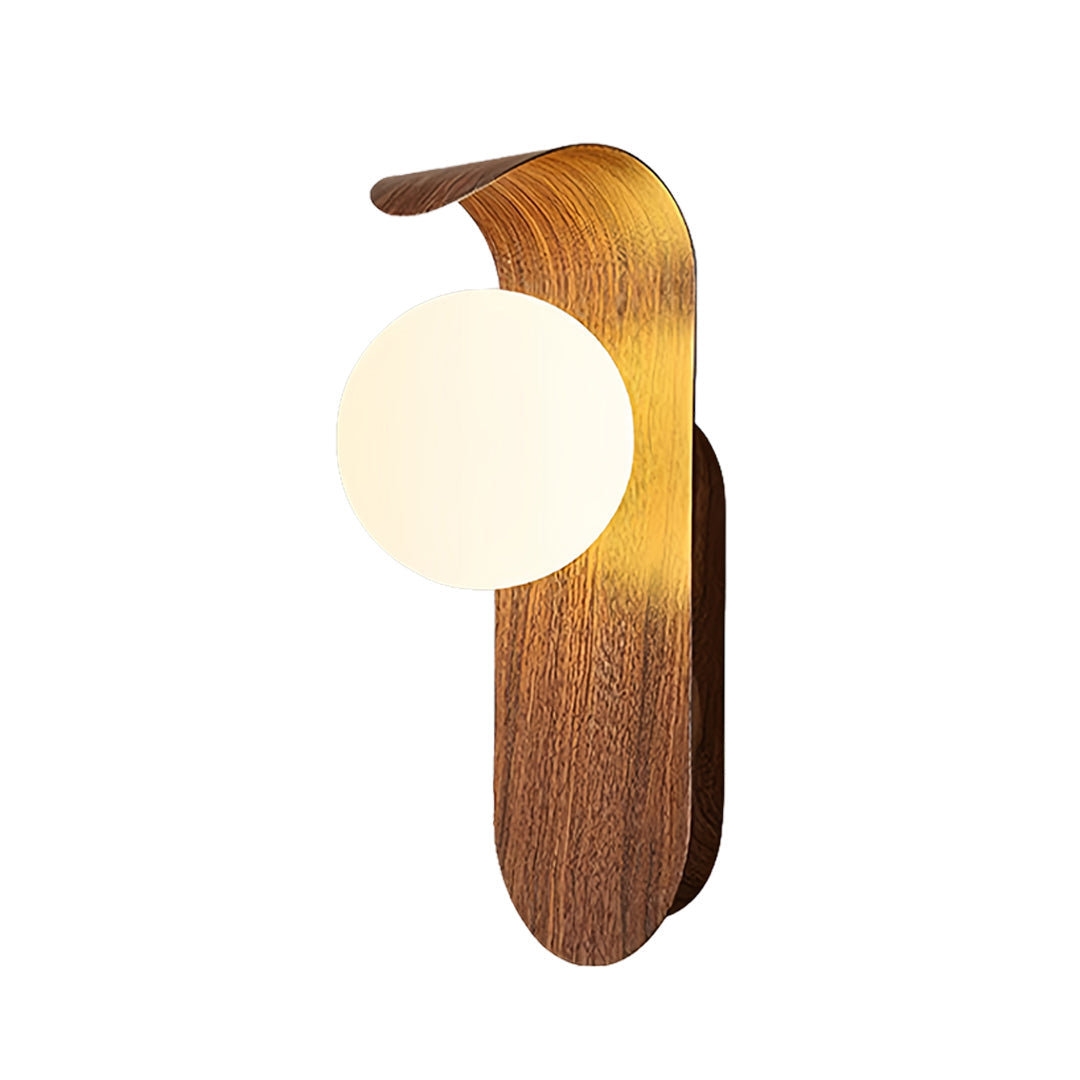 WINTHROP WOODEN GRAIN WALL SCONCE WITH LED ILLUMINATION