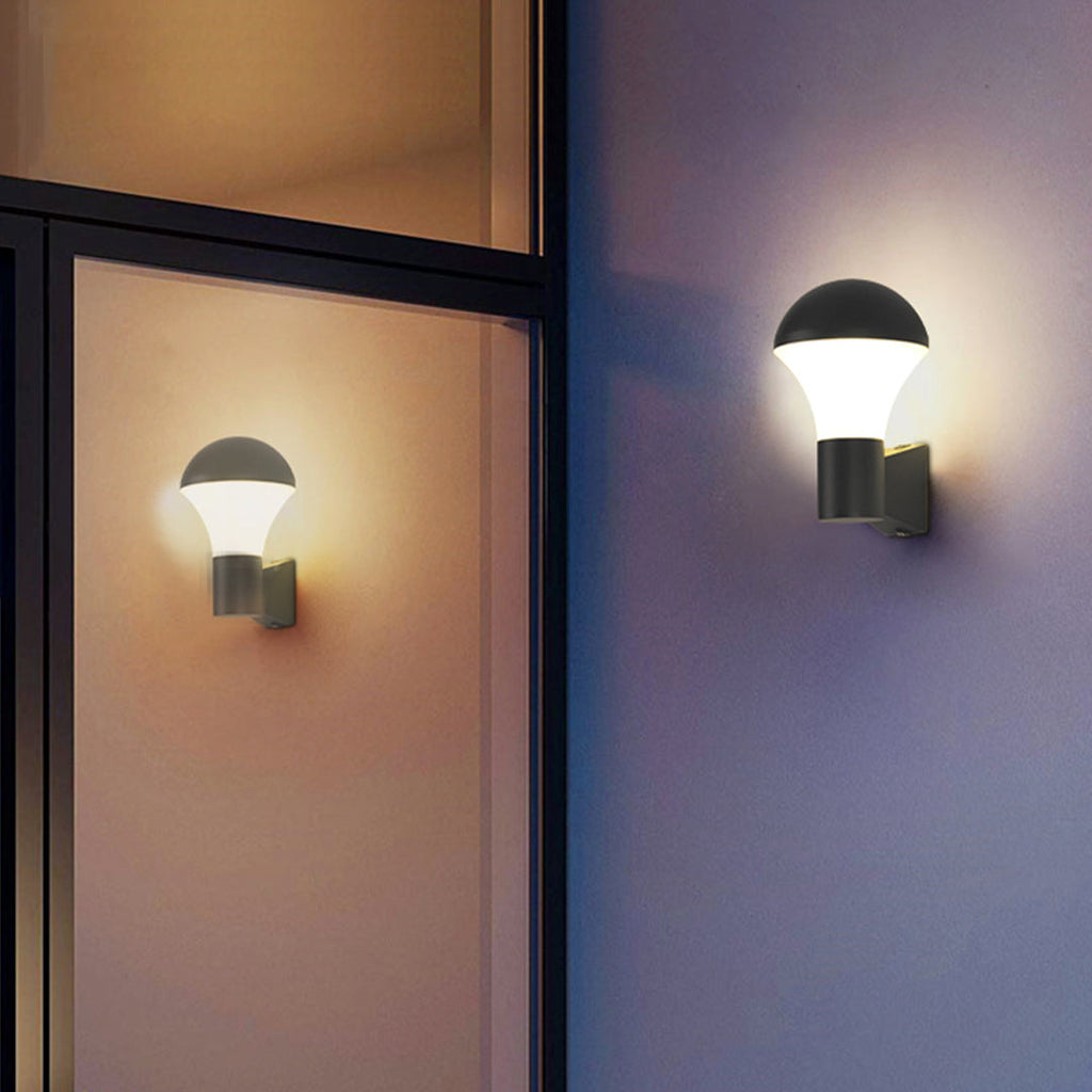 RAVENHURST BLACK FROSTED SCONCE LIGHTING