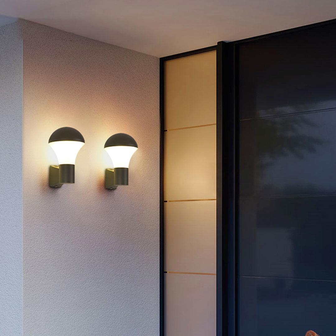 RAVENHURST BLACK FROSTED SCONCE LIGHTING