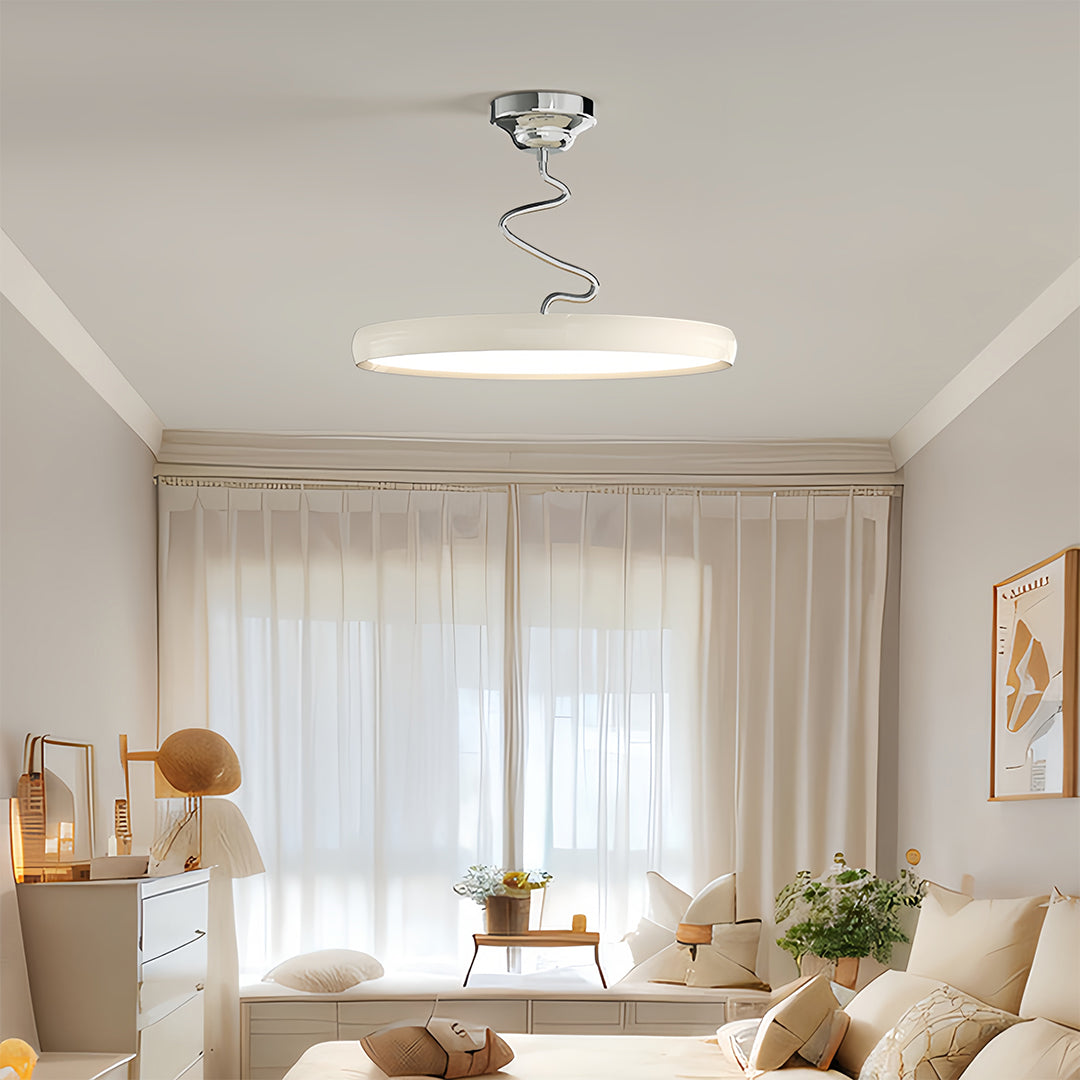 WINTHROP TWISTED RADIANCE FLUSH MOUNT LIGHT
