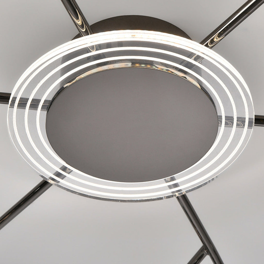 WINDSOR BRANCHED CIRCULAR FLUSH MOUNT LIGHT