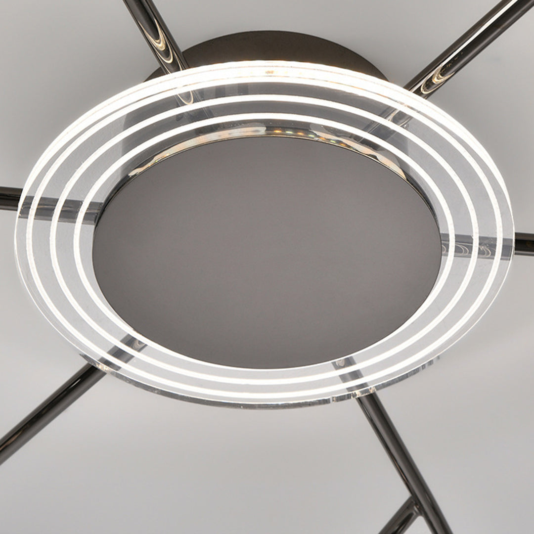 WINDSOR BRANCHED CIRCULAR FLUSH MOUNT LIGHT