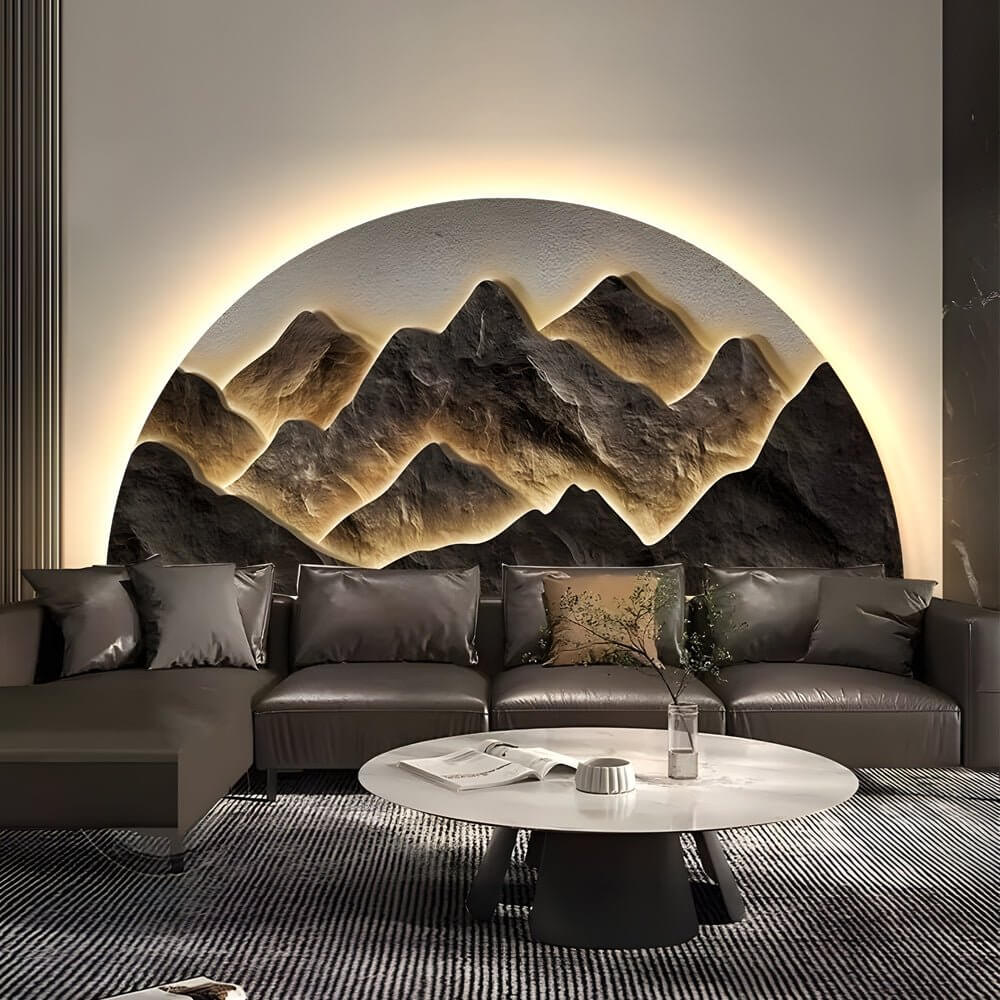 WINCHESTER SEMICIRCULAR LED WALL ART LIGHT