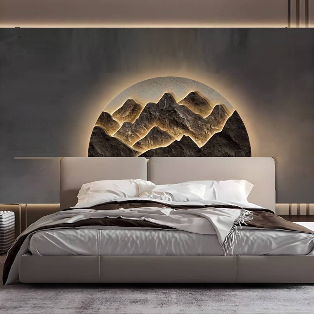 WINCHESTER SEMICIRCULAR LED WALL ART LIGHT