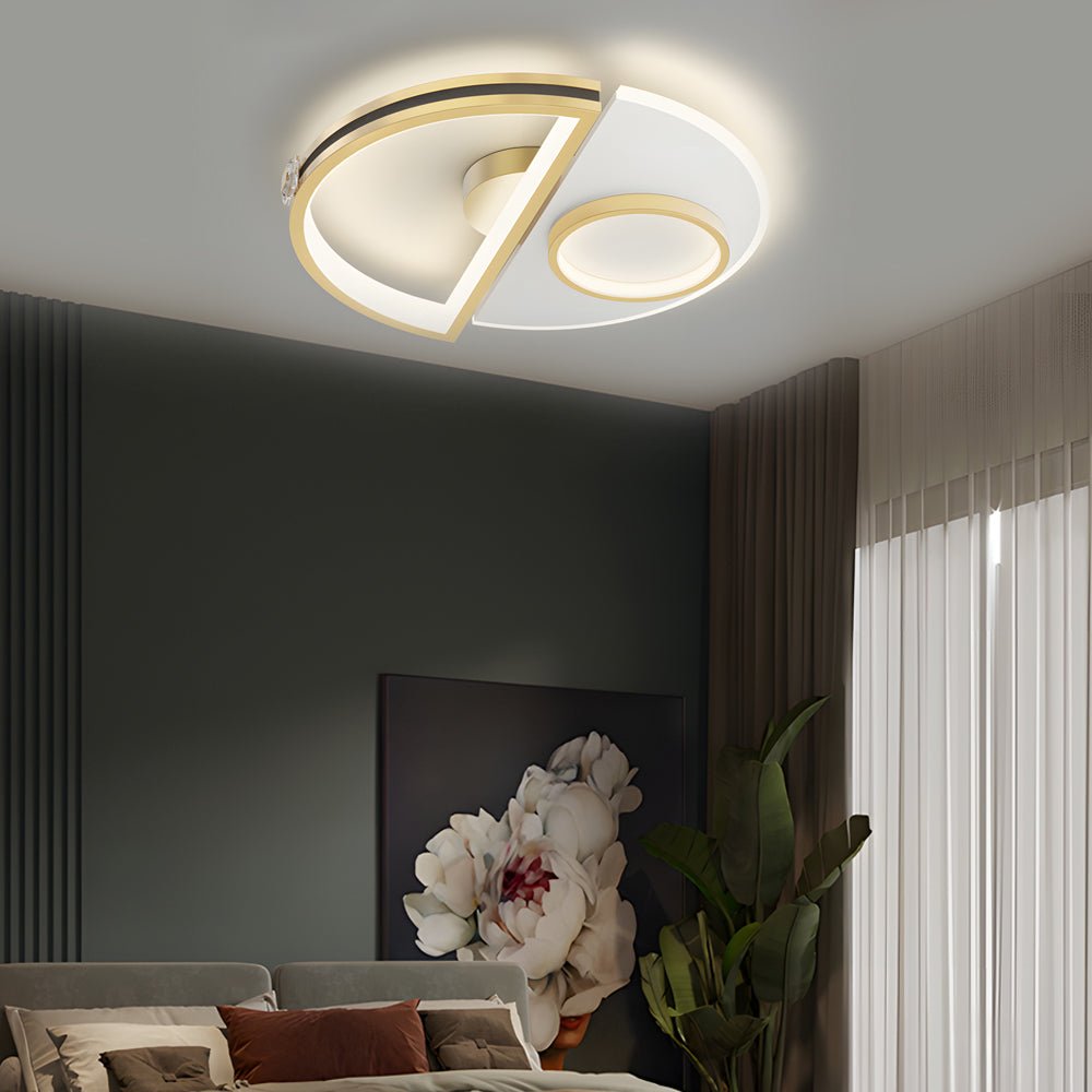 WINTHROP SEMICIRCULAR ACRYLIC TRIPLE DIMMER CEILING LANTERN