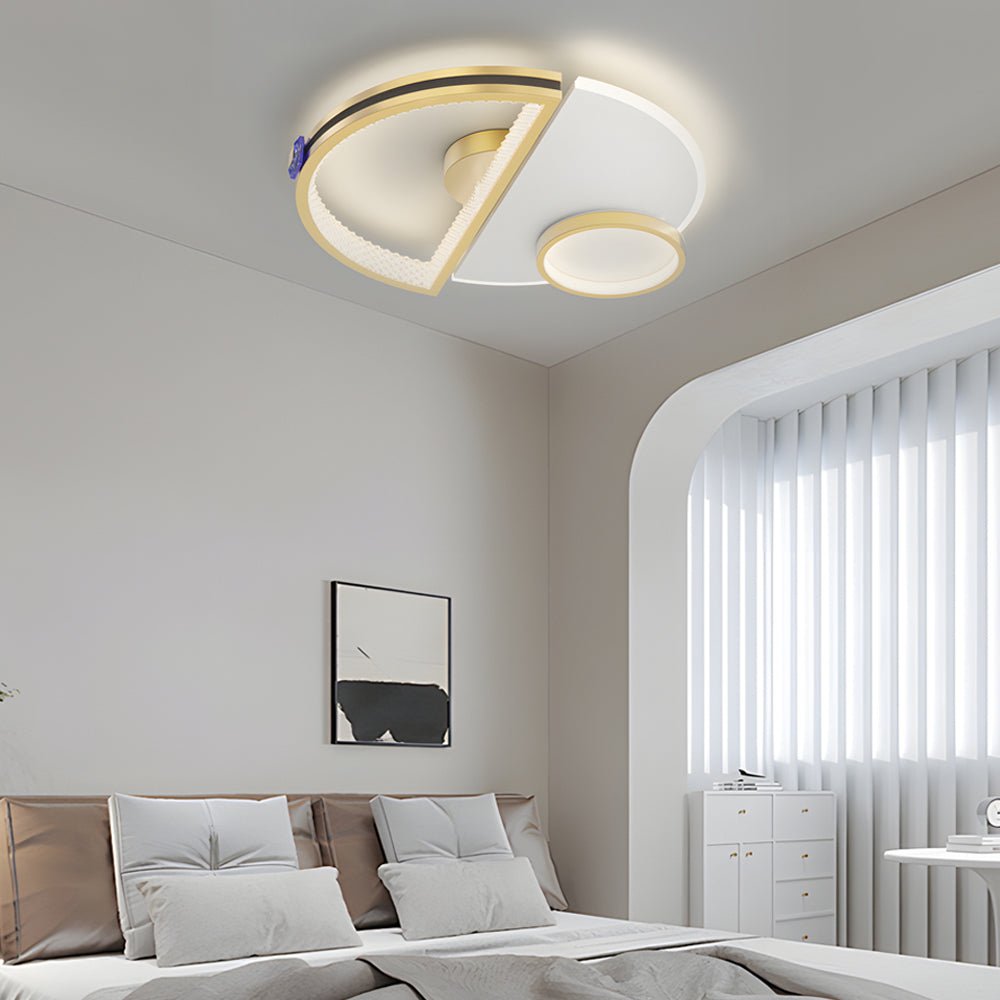 WINTHROP SEMICIRCULAR ACRYLIC TRIPLE DIMMER CEILING LANTERN