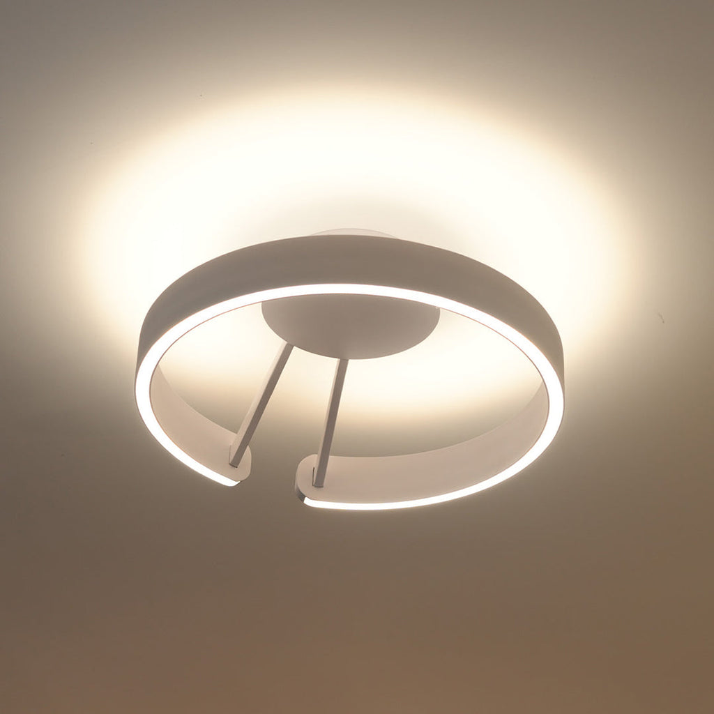 LEICESTER RINGED FLUSH CEILING LANTERN