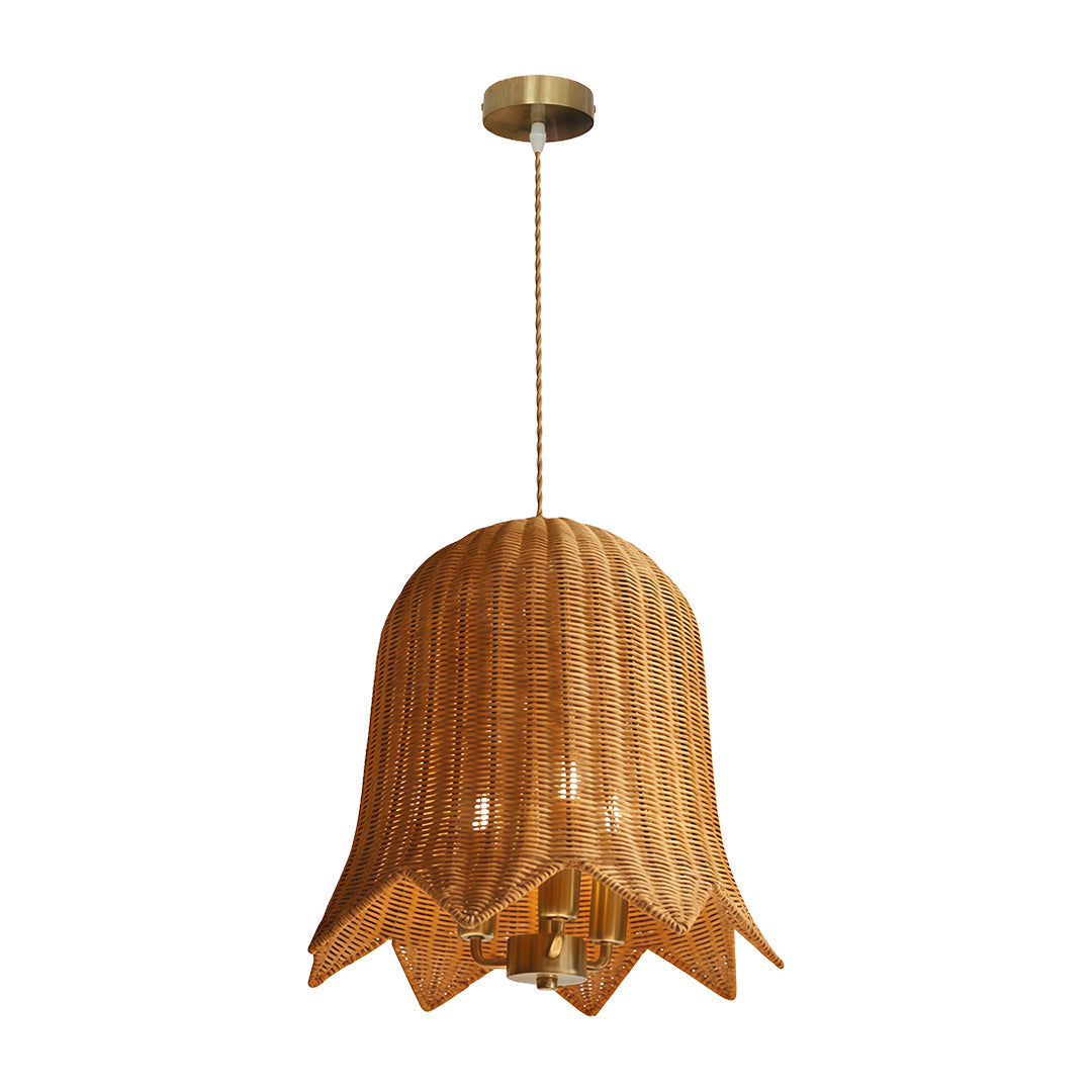 WINCHESTER WOVEN RATTAN CEILING LANTERN