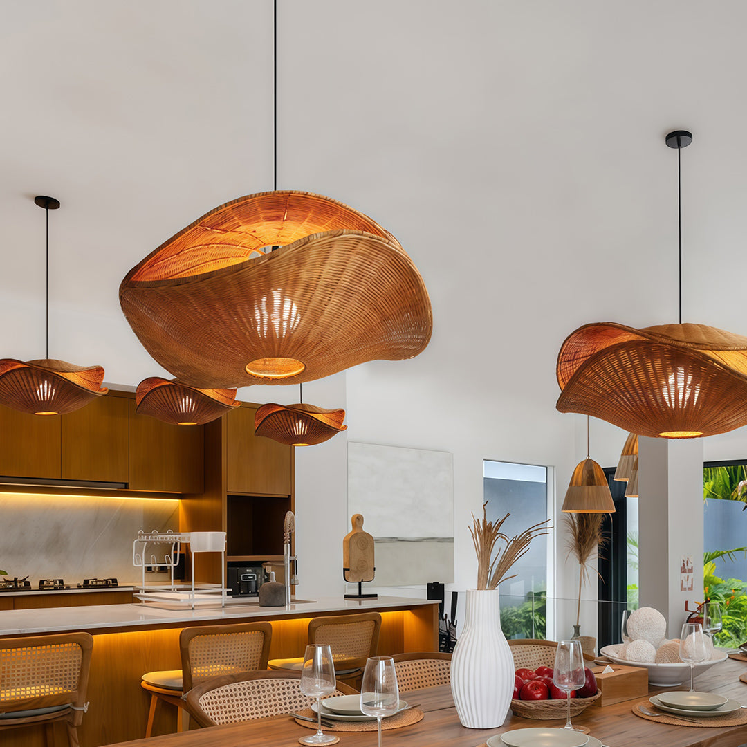 CHISWICK RATTAN INTERLUDE PENDANT LAMP
