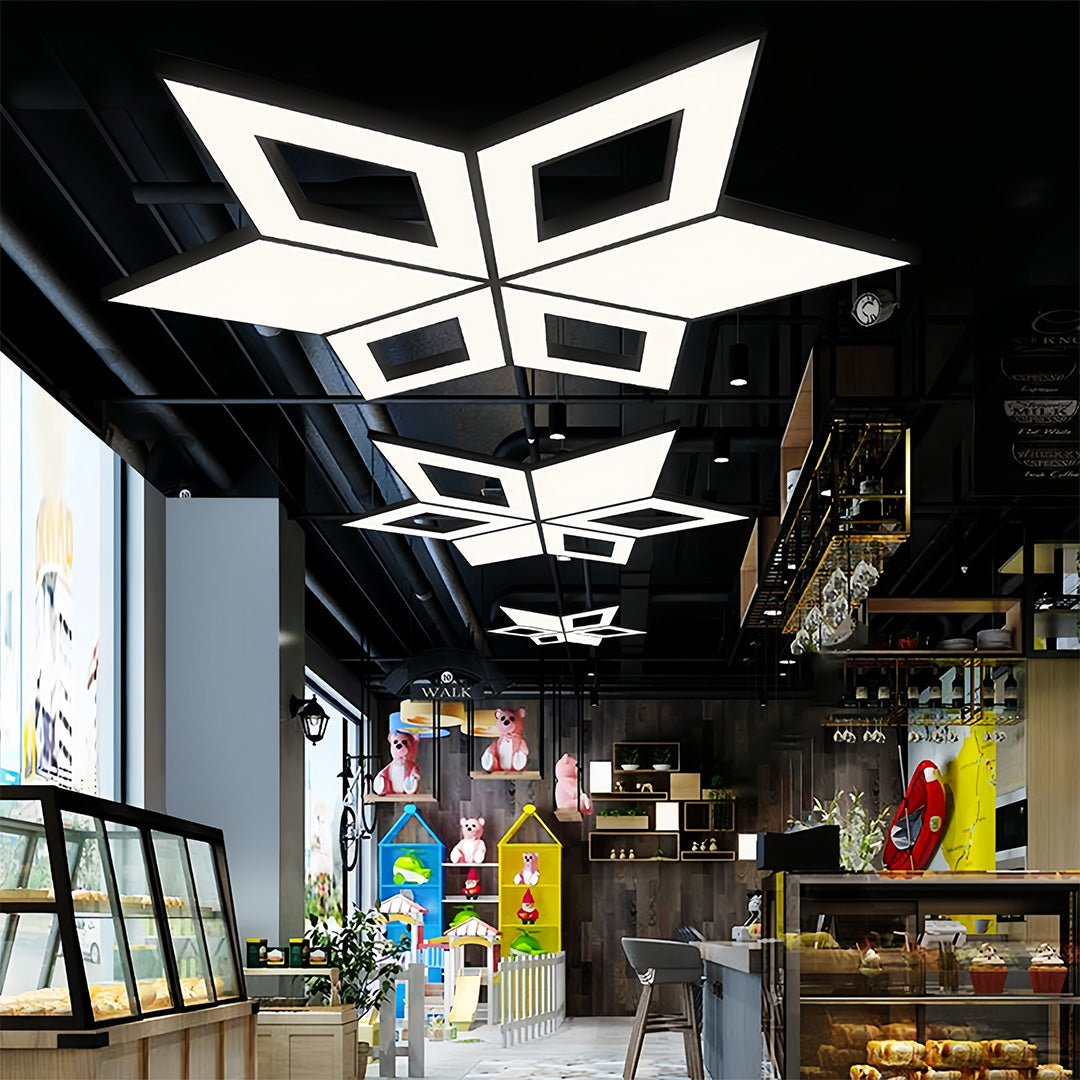 RAVENSCROFT DIAMOND-INSPIRED LED CEILING LANTERN