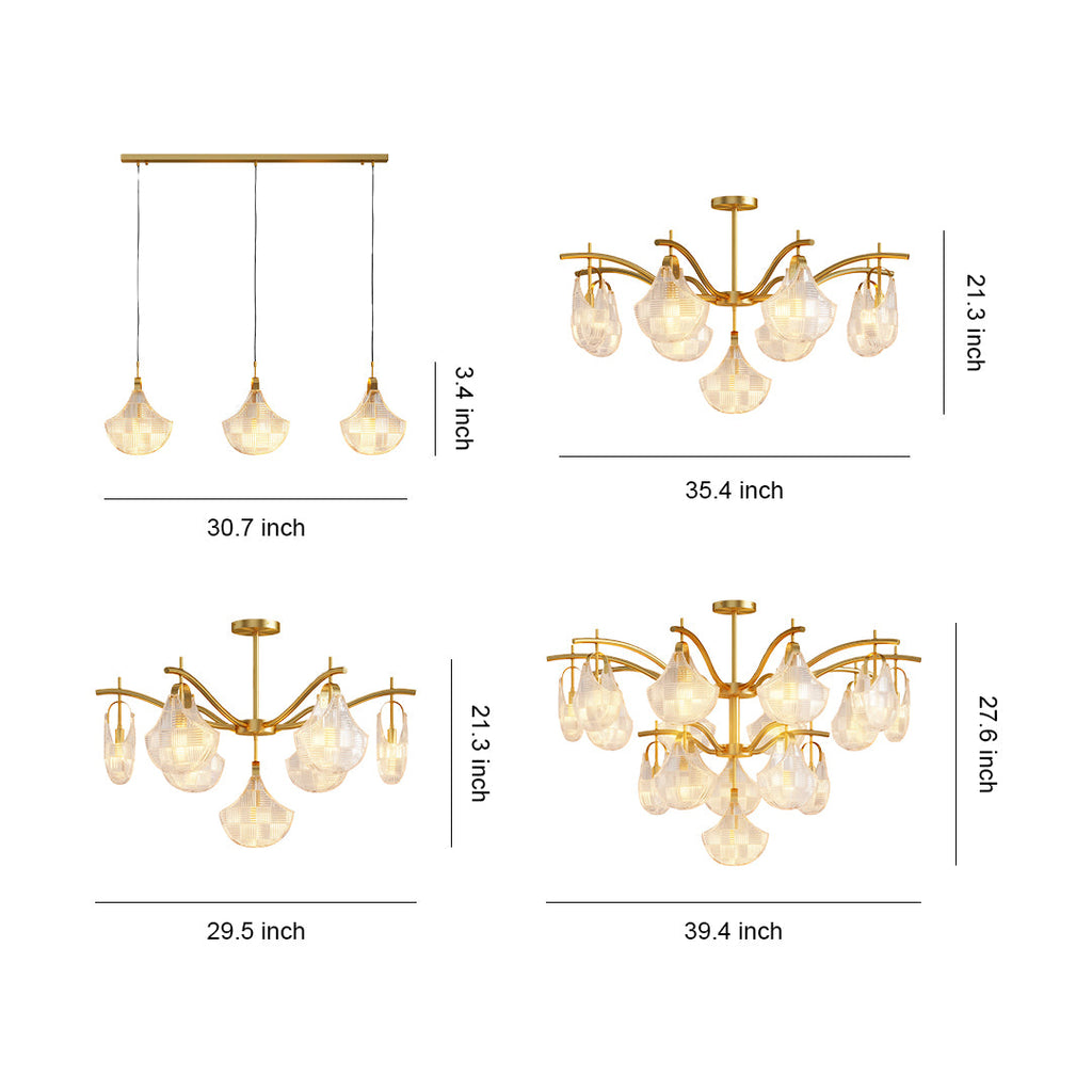 MARISOL SHELL INSPIRATION CEILING LUMINAIRE