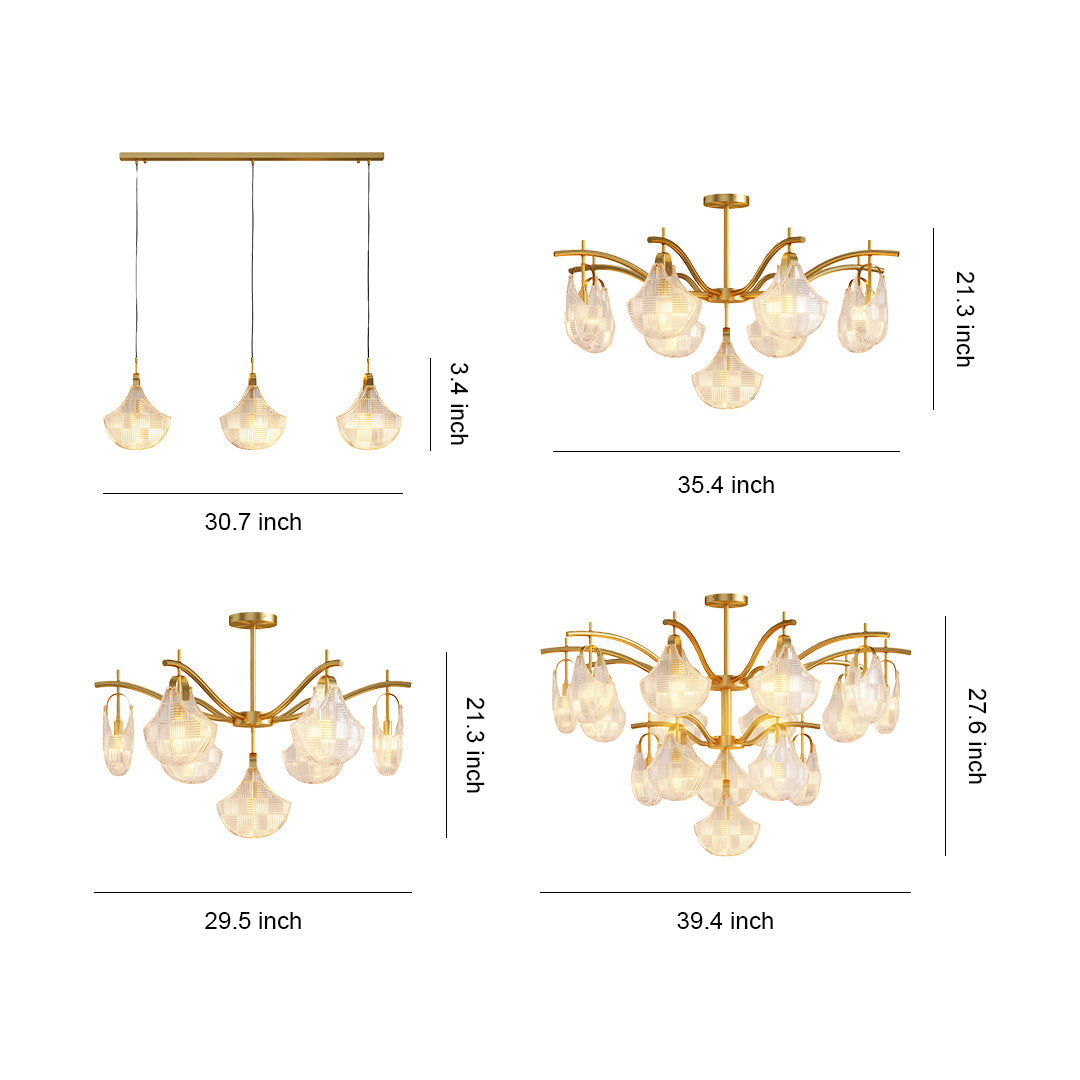 MARISOL SHELL INSPIRATION CEILING LUMINAIRE