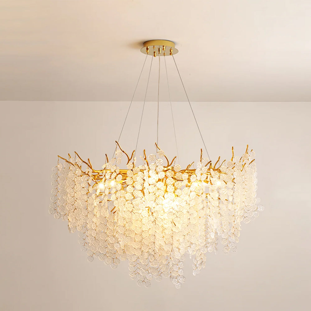 SAKURA CRYSTAL FLOWER CHANDELIER