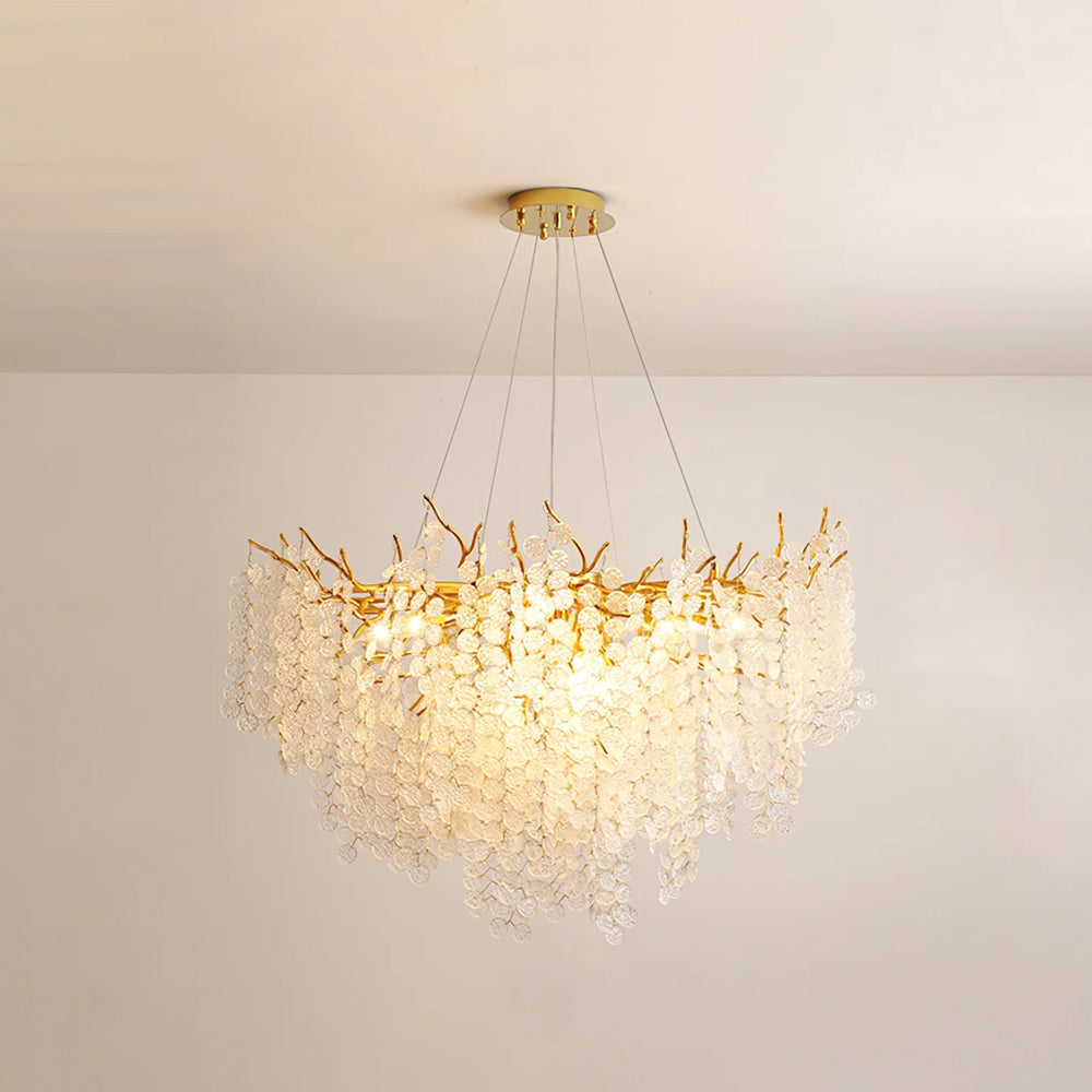 SAKURA CRYSTAL FLOWER CHANDELIER