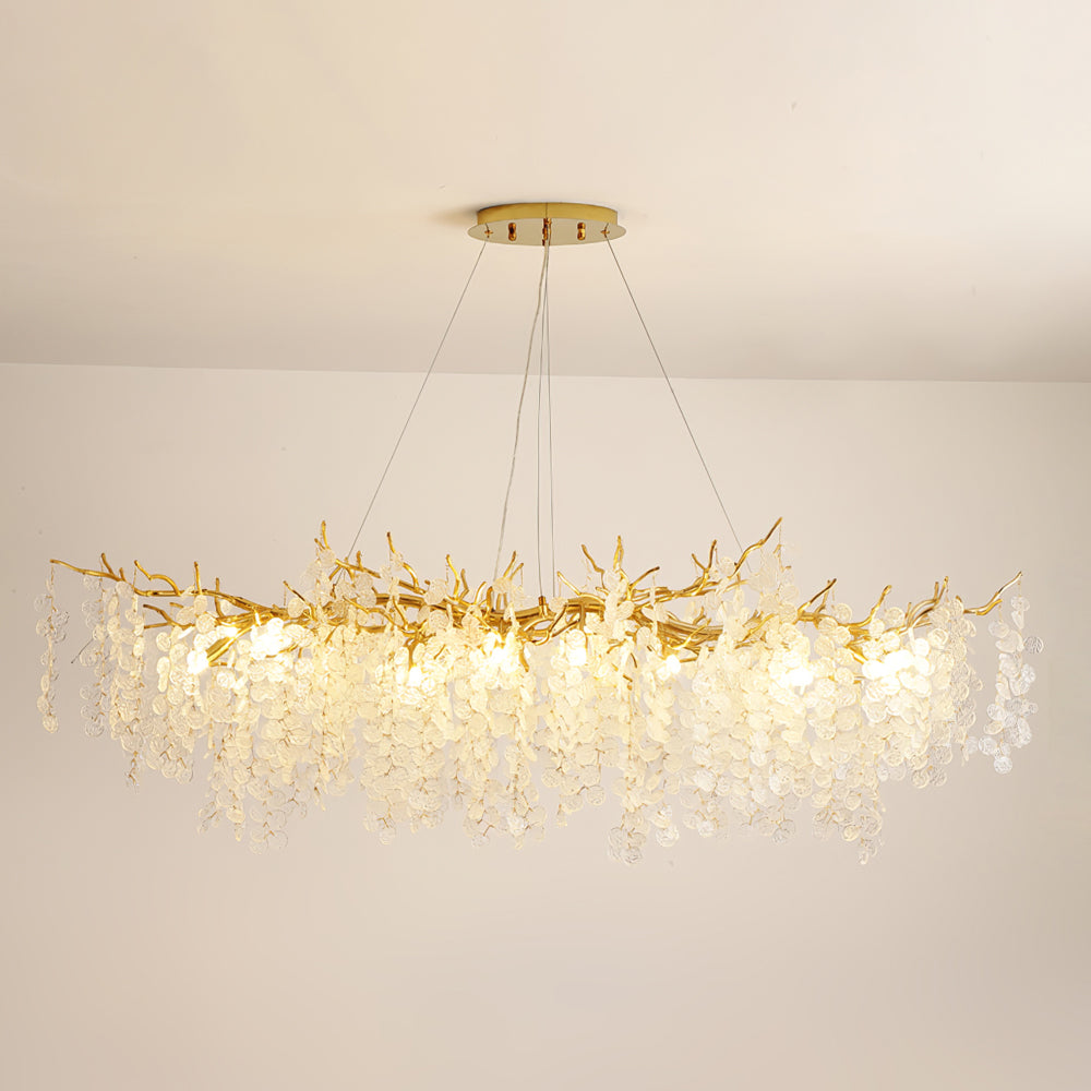 SAKURA CRYSTAL FLOWER CHANDELIER