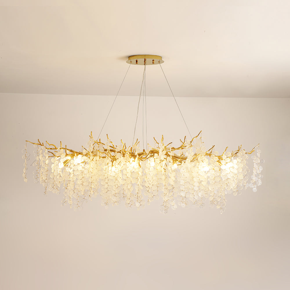 SAKURA CRYSTAL FLOWER CHANDELIER