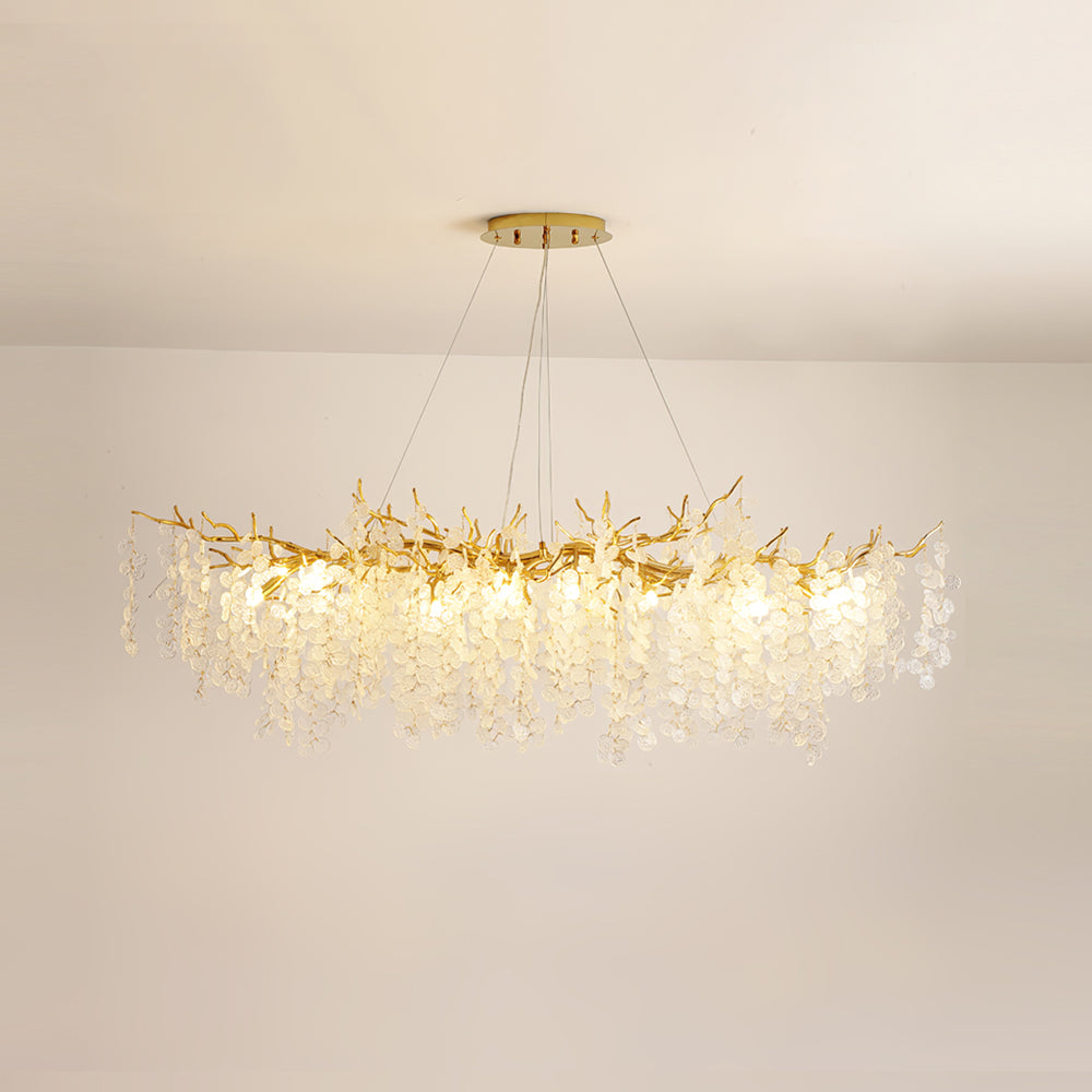 SAKURA CRYSTAL FLOWER CHANDELIER