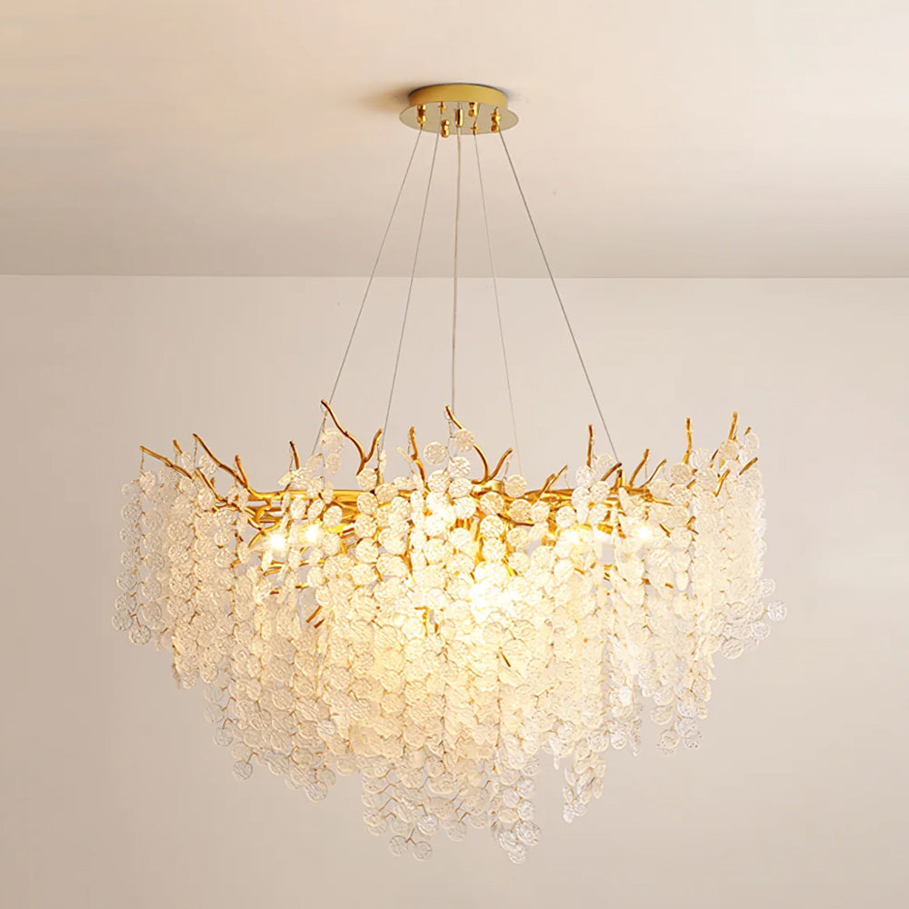 SAKURA CRYSTAL FLOWER CHANDELIER
