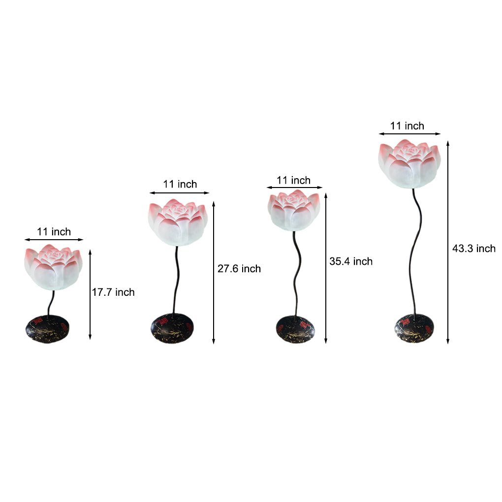 VIOLETTA LUMINOUS PETAL FLOOR ILLUMINATOR