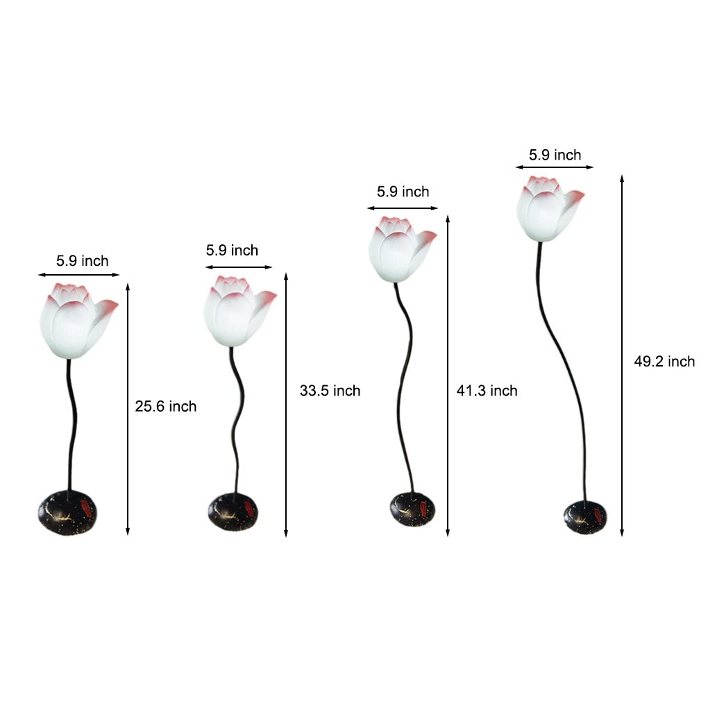 VIOLETTA LUMINOUS PETAL FLOOR ILLUMINATOR