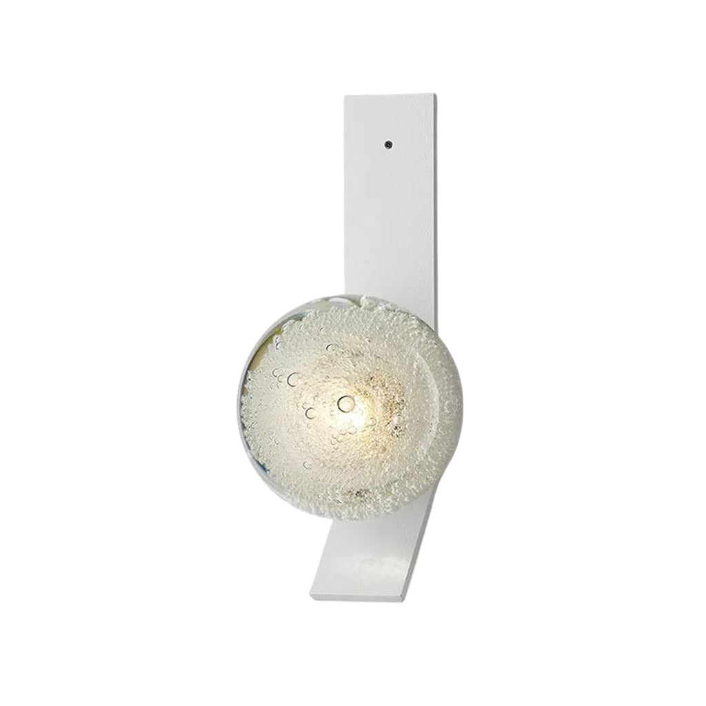 WINTHROP BUBBLE GLASS WALL SCONCE, MODERN MINIMALIST INTERIOR LIGHTING