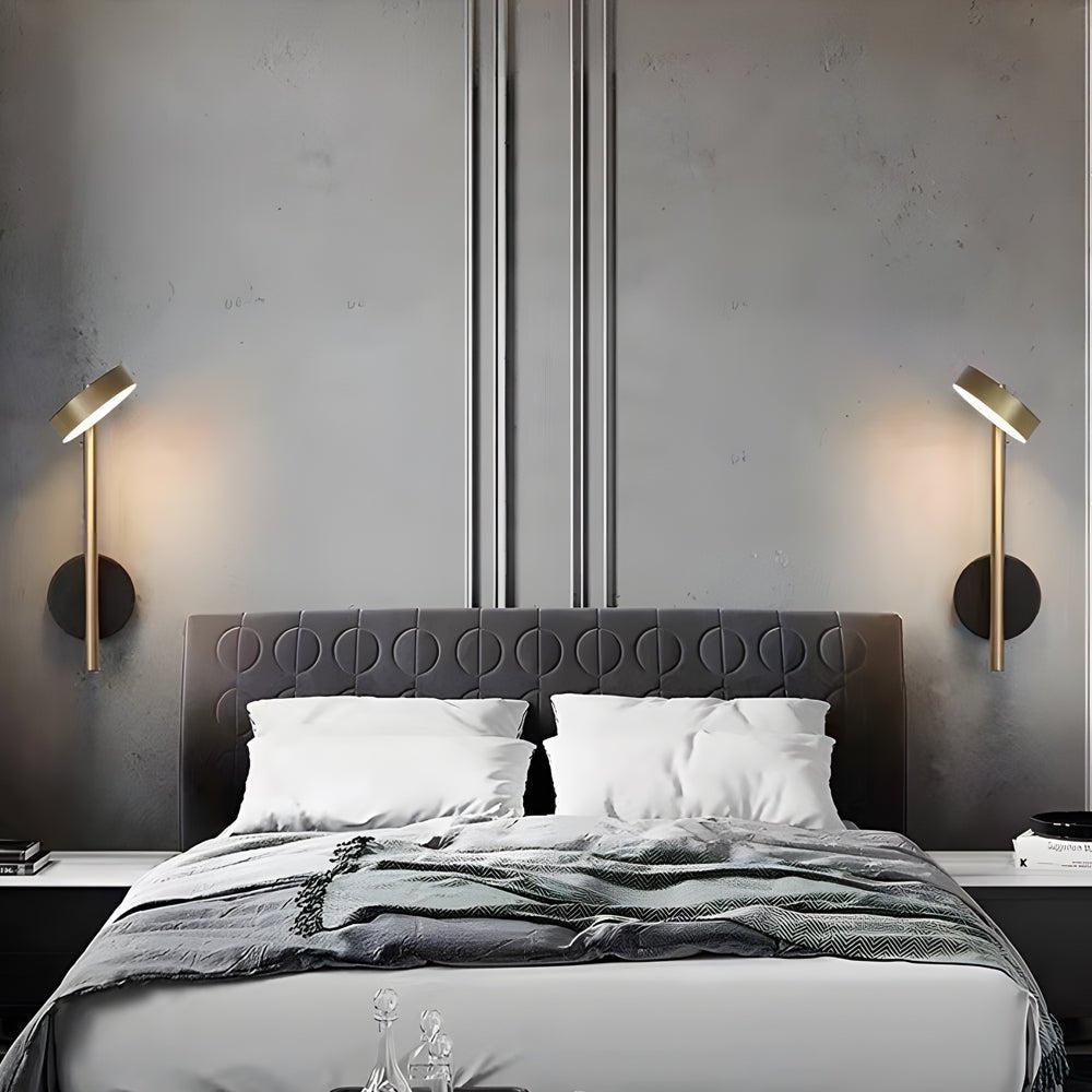 FENWICK ADJUSTABLE CIRCULAR LED WALL LANTERN